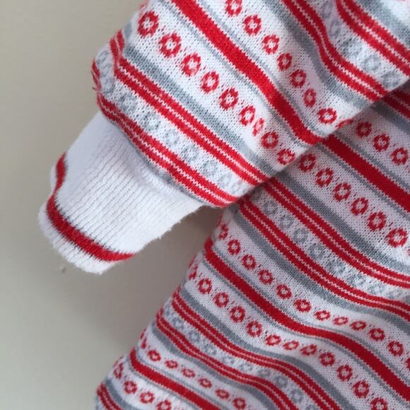 Vintage Healthtex Red and White Striped Turtleneck 24 Months USA - Picture 3 of 8